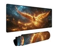 Phoenix Alfombrilla Ratón 40x90x0.3cm Impermeable Alfombrilla Ratón XXL Cielo Estrellado, Mousepad Mejora la Precisión y la Velocidad para Pc Gaming Mouse y Oficina Home Decoration Regalo FSBD-6906