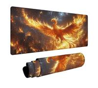 Phoenix Alfombrilla Ratón 50 x 100 x 0.3cm Impermeable Alfombrilla Ratón XXL Animal, Mousepad Mejora la Precisión y la Velocidad para Pc Gaming Mouse y Oficina Home Decoration Regalo Hombre FSBD-2669
