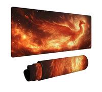 Phoenix Alfombrilla Ratón 50x100x0.3 cm Impermeable Alfombrilla Ratón XXL Animal, Mousepad Mejora la Precisión y la Velocidad para Pc Gaming Mouse y Oficina Home Decoration Regalo Hombre FSBD-5239