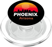 Phoenix Arizona Vintage Sunset Retro City State USA PopSockets PopGrip para MagSafe