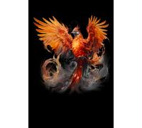 Phoenix Bird Notebook: Phoenix Bird Journal, Mythical Creatures Notepad, 120 Blank Lined Notebook For Notes And Writing, Phoenix Gift, Phoenix Lover, ... Mythical Creature Gift, Phoenix Bird Diary,