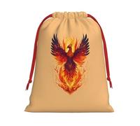 Phoenix - Bolsa reutilizable con cordón para regalo, regalo de cumpleaños, boda, organización diaria de eventos