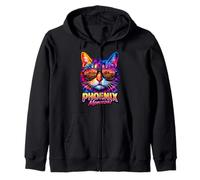 Phoenix Cat | Gafas de Sol Modernas y Divertidas de Sun Valley Sudadera con Capucha