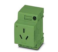 PHOENIX CONTACT EO-I/UT/LED/GN Enchufes tipo I, roscados, 67.200 g, verde, 5 unidades
