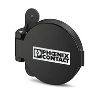 PHOENIX CONTACT EV-GBSC Charx - Conector tipo 2, tapa de protección, cierre automático, tapa de protección de rosca trasera, 76,6 mm de altura, 76,6 mm de ancho, 24,7 mm de profundidad.