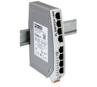 Phoenix Contact FL Switch 1000 - Conmutador Ethernet (8 x RJ45/100 Mbit/s, hasta 100 m, para carriles DIN, 8, 24 V DC)