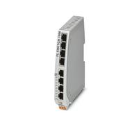 Phoenix Contact FL Switch 1000 - Conmutador Ethernet (8 x RJ45/100 Mbit/s, hasta 100 m, para carriles DIN, 8, 24 V DC)