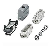 PHOENIX CONTACT HC-KIT-B24-R03 - Juego de conectores, boquillas B24 y carcasa de montaje, 24 polos macho e inserto hembra, conexión de cable M32, 778.700 g