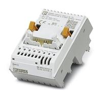 PHOENIX CONTACT Mini MCR-2-V8-FLK 16 8 Mini Analog Pro - Amplificador separador y formador de medición mediante adaptador del sistema y cableado del sistema