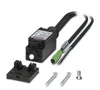 PHOENIX CONTACT PLD E 400-DS-3,0/FS/0,6 - Interruptor de posición de puerta con cable de 3 m con extremo abierto y cable de 0,6 m con conector M8