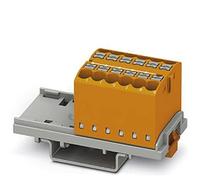 PHOENIX CONTACT PTFIX 12X2,5-NS35 OG - Bloque de distribución vertical (690 V, 24 A, número de puertos: 12, sección transversal 0,14 mm²-4 mm², AWG 26-12, ancho 28,6 mm, 8 unidades)