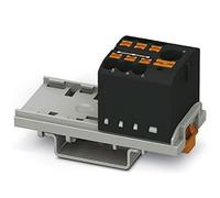 PHOENIX CONTACT PTFIX 6/6X2,5-NS35 BK - Bloque de distribución vertical y alimentación integrada, 690 V, 24 A, número de puertos 7, sección transversal 0,14 mm² - 4 mm²