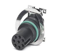 PHOENIX CONTACT SACC-CIP-M8FS-8P SMD SH R32 - Conectores empotrables (8 pines, 5400 g, M8, 100 unidades)