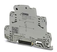 PHOENIX CONTACT TTC-6-MOV-C-24DC-UT-I Protección contra subidas de tensión con indicador de estado integrado para un cargador de señal con potencial de cobertura terrestre.