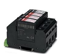 PHOENIX CONTACT VAL-US-277/40/3+1-FM - Dispositivo de protección contra sobretensiones (4 canales, contacto de pantalla a distancia para 277/480 V CA, 4 cables de tierra)