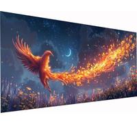 Phoenix Diamond Painting Grande 100x200cm, 5D DIY Diamond Painting 5-9597 | Cielo Estrellado Manualidades Adultos Kit Punto de Cruz, Diamante Completo Rhinestones Bordado Kit, Decoración Hogar Regalo