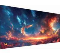 Phoenix Diamond Painting Grande 100x200cm, 5D DIY Diamond Painting Y-9575 | Cielo Estrellado Manualidades Adultos Kit Punto de Cruz, Diamante Completo Rhinestones Bordado Kit, Decoración Hogar Regalo