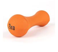 Phoenix Fitness RY928 - Mancuerna de neopreno para el hogar y el gimnasio, entrenamiento, entrenamiento para brazos y manos, individual, 2 kg, color naranja