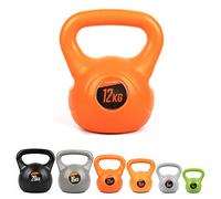 Phoenix Fitness RY971 Kettlebell de entrenamiento, peso máximo de Bell Kettle para entrenamiento de fuerza y cardio, Naranja, 12 kg