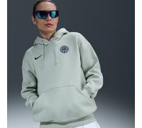 Phoenix Fleece Inter de Milán Sudadera con capucha de fútbol oversize Nike - Mujer - Gris XL (EU 48-50)