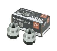 PHOENIX GOLD ZPROR25T - Tweeter de audio profesional de 1 pulgada, 200 W, 3,5 kHz-20 kHz, diafragma de titanio y chasis de aluminio fundido, par