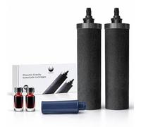 Phoenix Gravity KokoCarb - Cartuchos de filtro de carbono con certificación NSF (paquete de 2) - Repuesto de carbón activado de cáscara de coco para filtros de agua por gravedad - Compatible con otros
