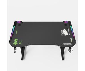 phoenix group AG Minecraft - Escritorio de Madera (120 x 74 x 60 cm), Color Negro
