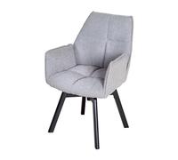 phoenix group Lara Silla, Madera, Gris, 2 Unidades