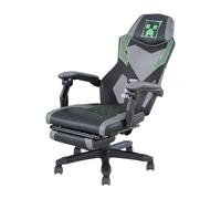 Phoenix Group Minecraft - Silla de Gaming, Silla de Oficina, giratoria, Gris, 114,5-124,5