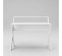 phoenix group Montreal Escritorio, Madera, Blanco, Doble Estante