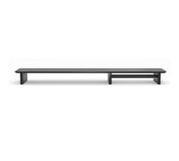 Phoenix Harmony Elevador Soporte para Monitor Fabricado en Madera | Bandeja de Fieltro, 116 cm x 23 cm, Negro