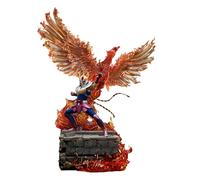 Phoenix ikki deluxe - saint seiya - escala artística 1/10 - iron stud