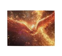Phoenix In The Flame - Rompecabezas de madera de 500 piezas para adultos, rompecabezas desafiante para juegos de tamaño 38 x 50 cm