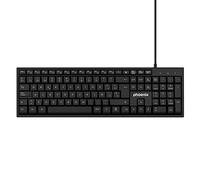 Phoenix K100 Teclado Multimedia USB Negro QWERTY