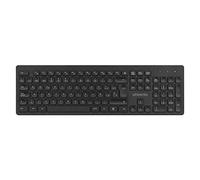 Phoenix K200 Teclado inalámbrico | QWERTY Español con Teclado numérico | 2.4 GHz USB Receptor | Diseño Delgado y portátil | Compatible Windows/Mac/Linux
