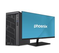 Phoenix Kit Ordenador Phoenix Core i3-14100 8GB RAM 512GB SSD con Monitor 24" Full HD IPS 100Hz