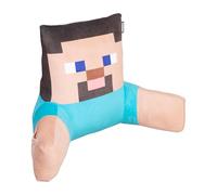 Phoenix Minecraft: Relax Pillow - Steve - Cojín de salón con Personajes, reposabrazos, Bolsillo para teléfono, Suave, cómodo, decoración temática de Juego, 70 x 40 x 40 cm, Licencia
