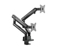 Phoenix mstand2 brazo articulado resorte de gas para doble monitor hasta 27 vesa 75 x 75 - 100 x 100 incluye 2 usb