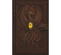 Phoenix Notebook: Fantasy Lined Notebook | 160 Pages | 6 x 9 Inches | Jewelled Journal for Writing, Note Taking, School, Work & Creative Ideas