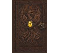 Phoenix Notebook: Fantasy Lined Notebook | 160 Pages | 6 x 9 Inches | Jewelled Journal for Writing, Note Taking, School, Work & Creative Ideas