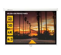 Phoenix Pantalla de Proyector Manual Plegable 1:1 4:3 16:9 100"