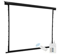 PHOENIX PANTALLA ELECTRICA VIDEOPROYECTOR PARED Y TECHO TENSIONADA 112 RATIO 1:1 / 16.9 / 4:3 2M X 2 M POSICION AJUSTABLE ULTRA SILENCIOSA ELIMINA ARRUGAS CARCASA NEGRA / TELA SUPER RESISTENTE