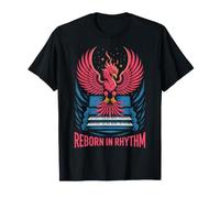 Phoenix Piano Renacido En Rhythm Design Camiseta