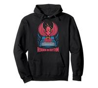 Phoenix Piano Renacido En Rhythm Design Sudadera con Capucha