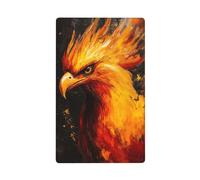 Phoenix - Placa de pared en blanco para interruptor de luz, decorativa, 1 banda, para cocina, baño, tamaño 11,4 x 7 cm