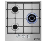 Phoenix PS-450T Empotrable Encimera de Gas Acero Inox Cocina 3 Fuegos LPG