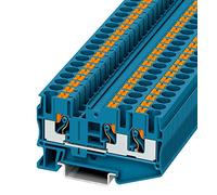 Phoenix pt-6-twin-bu - Borne paso pt-6-twin-bu 0,5-10mm2 azul