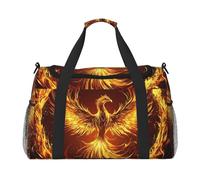 Phoenix Rising - Bolsa de viaje para gimnasio de bomberos, bolsa de fin de semana para hombres y mujeres, equipaje de mano ligero para entrenamiento y vacaciones