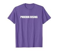 Phoenix Rising Camiseta, Hombre, Morado Jaspeado, M