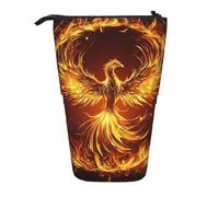 Phoenix Rising - Estuche para lápices de pie, estuche telescópico para lápices, bolsa de cosméticos, organizador de papelería para escuela, oficina, viajes